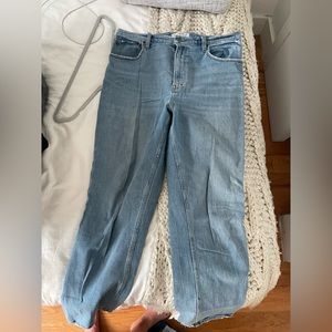 Abercrombie The Ankle Straight Ultra High Rise